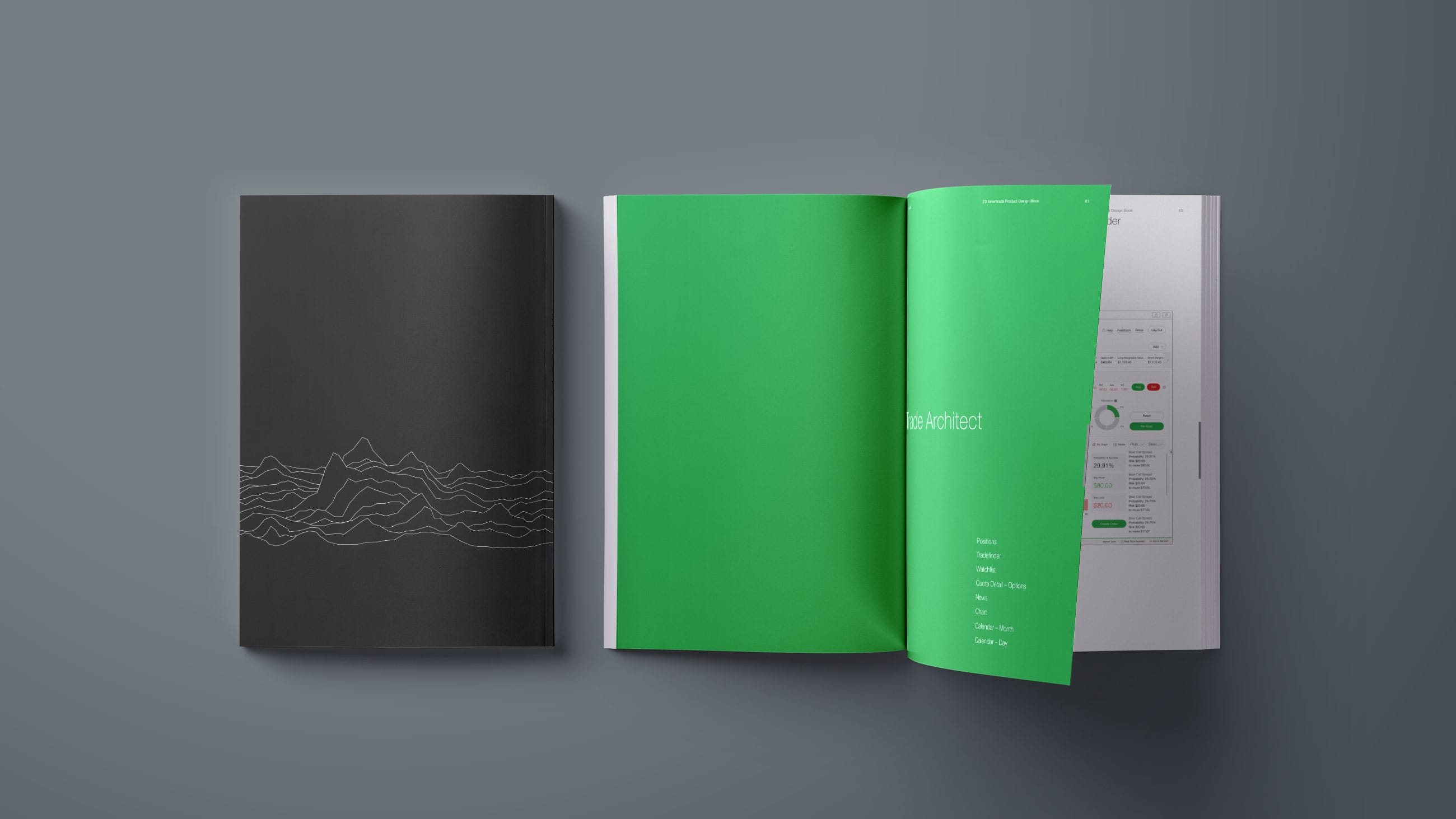 Design of back cover and page layout of book