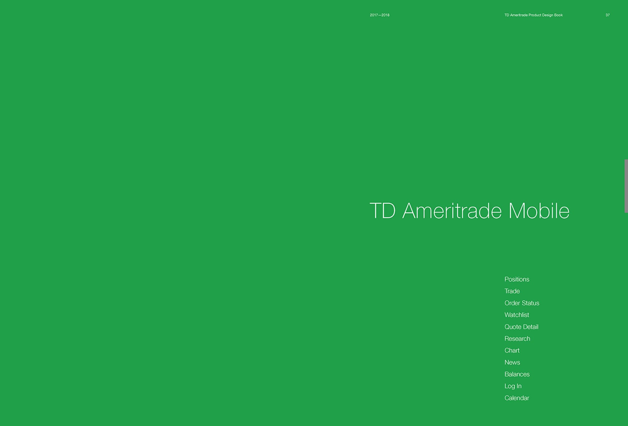 title page for TD Ameritrade Mobile chapter