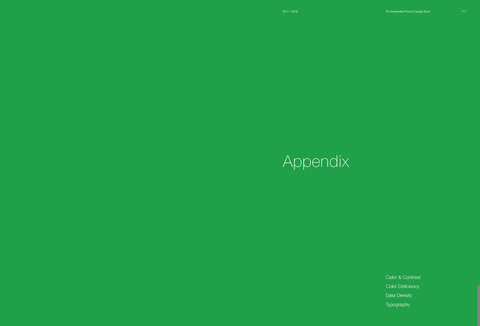 title page for Appendix chapter