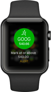 thinkorswim Mobile IWatch Alert notification